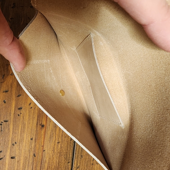 IVORY PARKER Clay Abeba Leather Envelope Clutch Made in Ethiopia - Picture 5 of 5